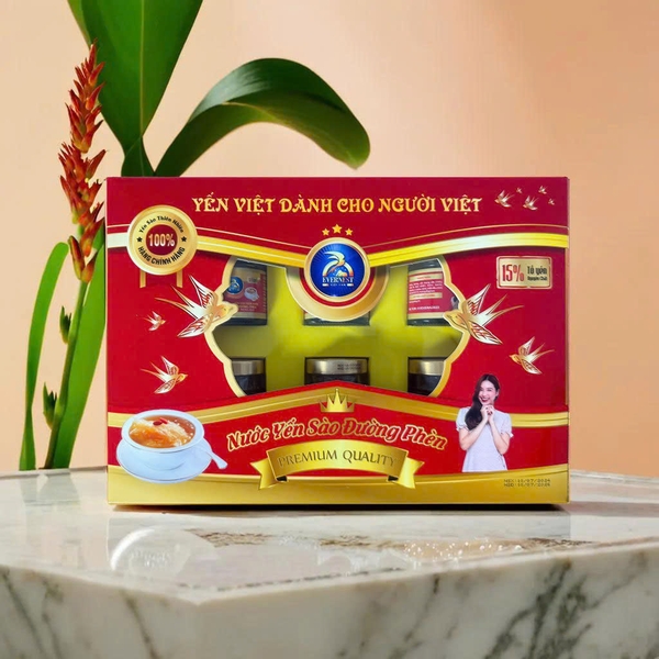 NƯỚC YẾN SÀO ĐƯỜNG PHÈN 15% EVERNEST