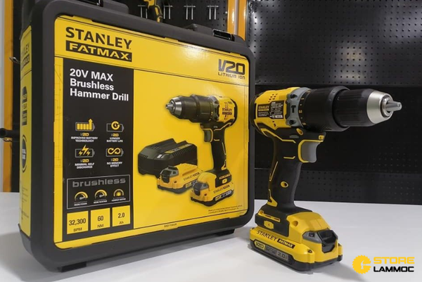 10 Lý do Bạn Nên Mua Máy Khoan Búa Dùng Pin Stanley SBD715D2K