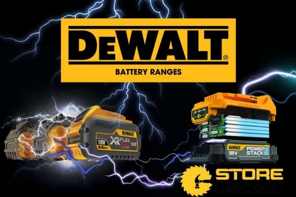 Giải Mã Toàn Bộ các dòng Pin Dewalt: PowerStack và Flexvolt