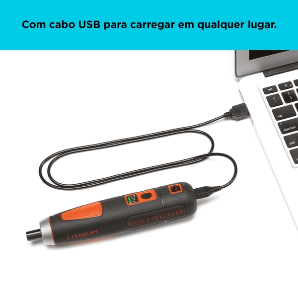 Máy vặn vít pin 4V BLACK&DECKER BD40K4-B1