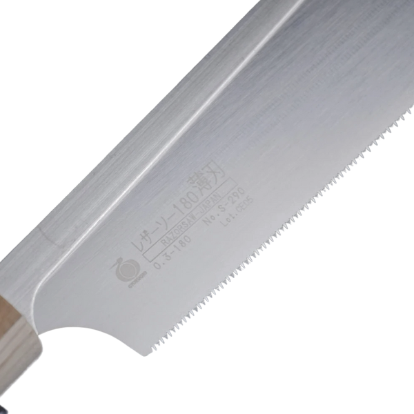 Cưa gỗ tre, cán cầm bằng gỗ 180mm USUBA Razor Gyokucho VK003
