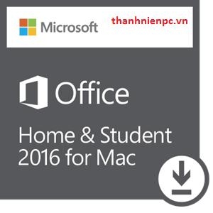 PM Office Microsoft Office Home & Student 2016 for Mac (GZA-00667) | Công  ty TNHH Máy tính Thanh Niên