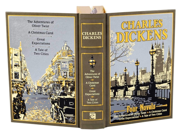 charles-dickens-four-novels-leather-bound-classics