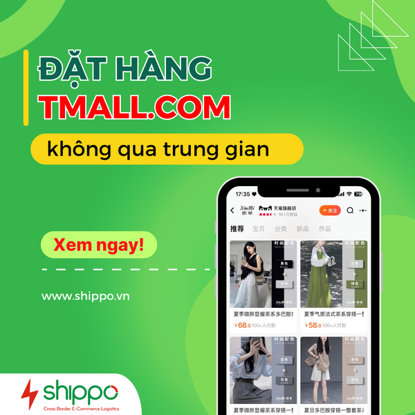  HƯỚNG DẪN CÁCH ĐẶT HÀNG TRÊN TMALL KHÔNG QUA TRUNG GIAN [brandname] 