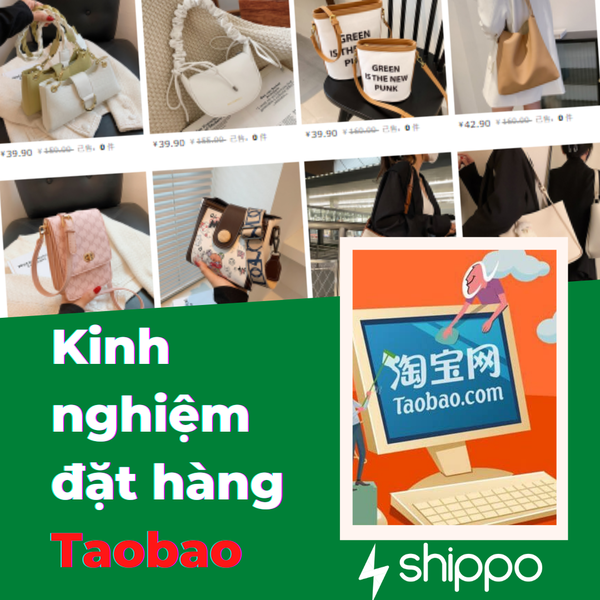 KINH NGHIỆM ĐẶT HÀNG TAOBAO NHẤT ĐỊNH PHẢI BIẾT! Shippo