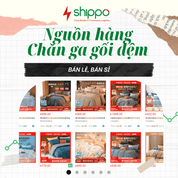  NGUỒN HÀNG CHĂN GA GỐI ĐỆM TỪ TRUNG QUỐC [brandname] 