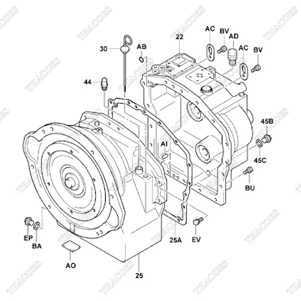 Asta Olio Trasmissione Per Carrello Elevatore Toyota - 32604-26610-71 - Qualità OEM, Nuovo