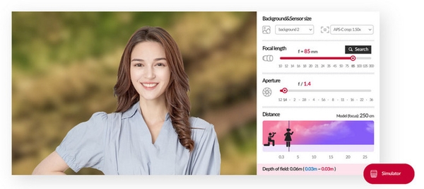 Đây là trang web mô phỏng hiệu ứng từ tiêu cự và khẩu độ ống kính trực quan nhất dành cho các tín đồ nhiếp ảnh