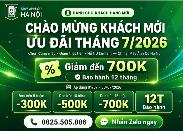 Ưu Đãi Tháng 7 Dành Cho Khách Hàng Mới MACHN — Giảm Đến 700K, Bảo Hành 12 Tháng