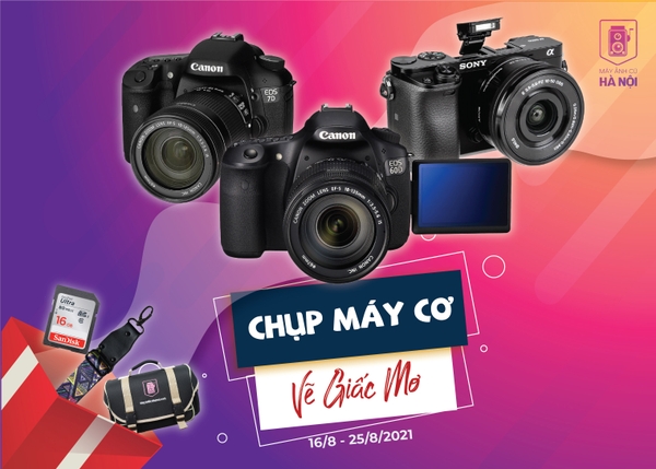 CHỤP MÁY CƠ, VẼ GIẤC MƠ - TUẦN LỄ HỖ TRỢ MÙA DỊCH ĐẶC BIỆT CHỈ CÓ TẠI MÁY ẢNH CŨ HÀ NỘI