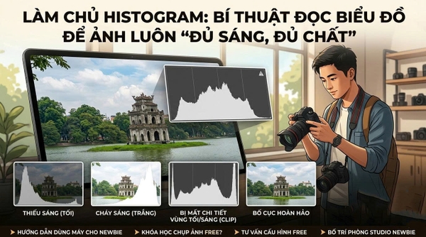 Làm Chủ Histogram: Bí Thuật Đọc Biểu Đồ Để Ảnh Luôn 