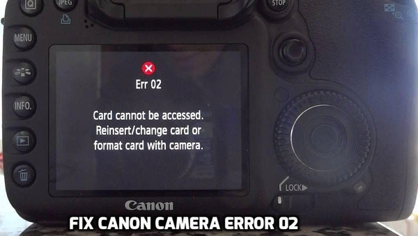 Các lỗi thường gặp ở máy ảnh Canon và khi nào nên thay máy mới