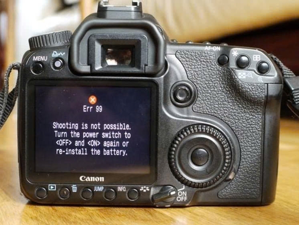 Các lỗi thường gặp ở máy ảnh Canon và khi nào nên thay máy mới