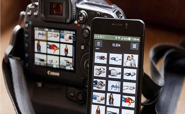 cách chuyển ảnh từ máy ảnh Canon sang điện thoại