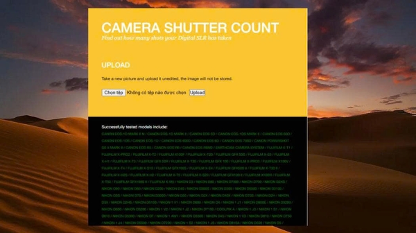 Cách Kiểm Tra Số Shot Trên Máy Ảnh