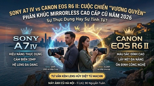 Sony A7 IV vs Canon EOS R6 II