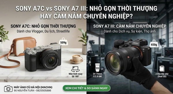 Sony A7C vs Sony A7 III