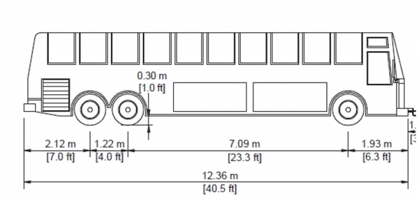 Kích thước xe 45 chỗ cơ bản