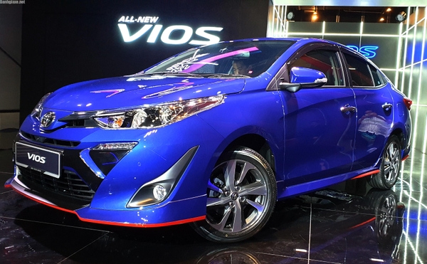 Thông số kích thước Toyota Vios đời mới nhất