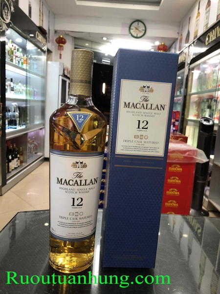 Macallan 12 Triple Cask Matured - dung tích 700ml