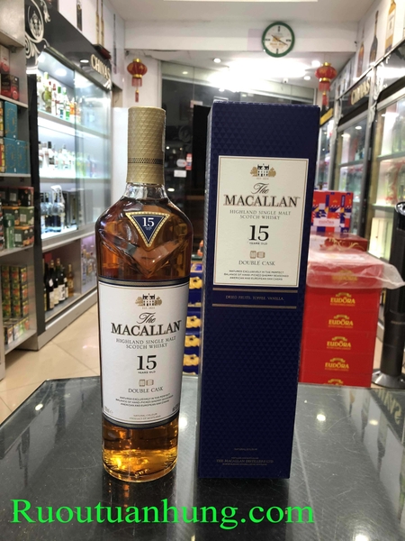 Macallan 15 Double Cask -  dung tích 700ml