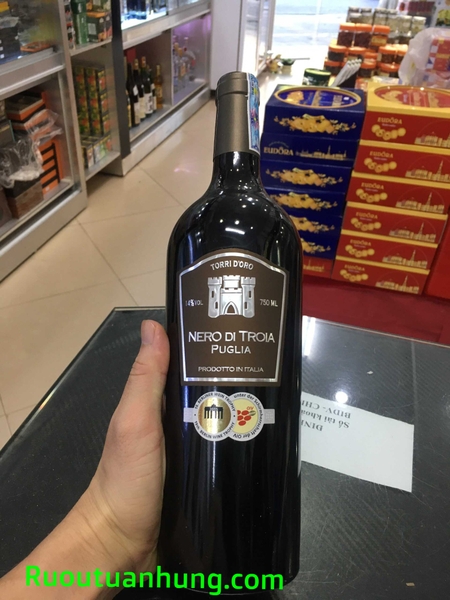 Rượu Vang Torri D'Oro Nero Di Troia Puglia - dung tích 750ml