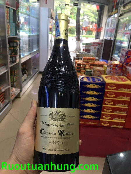 Rượu vang La Reserve De Jean Louis - Cotes Du Rhone - dung tích 750ml