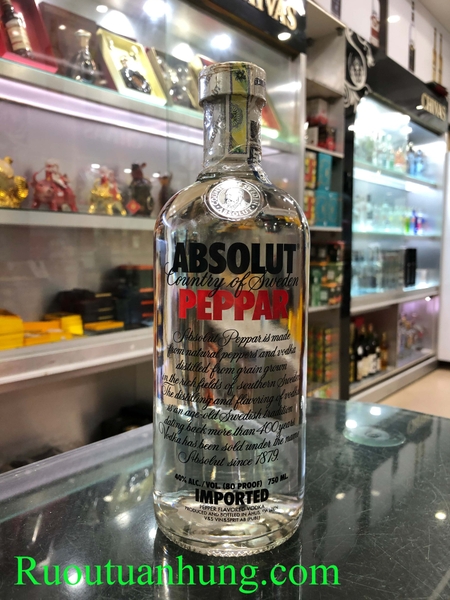 Vodka Absolut peppar - dung tích 750ml