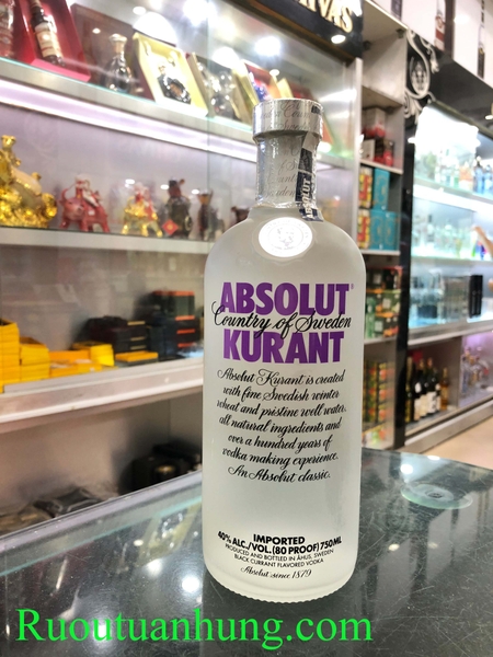 Vodka Absolut Kurant - dung tích 750ml