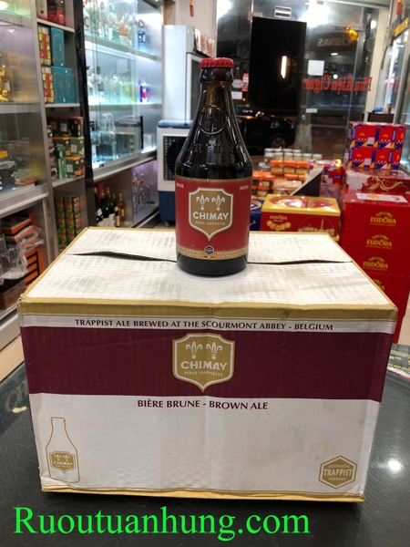 Bia Chimay Rouge - Đỏ - chai dung tích 330ml