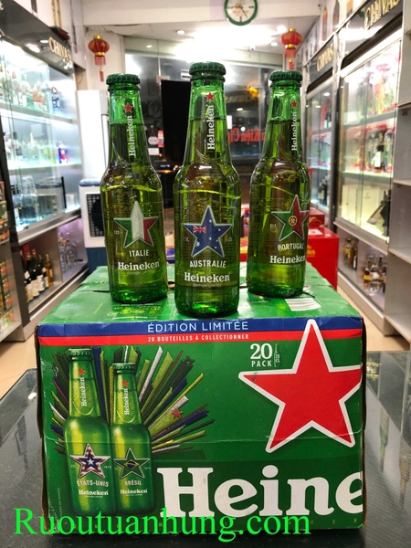 Bia Heineken - Pháp - chai dung tích 250ml