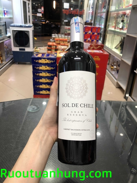 Rượu vang Sol De Chile - Gran - Reserva - Cabernet Sauvignon - Syrah - dung tích 750ml