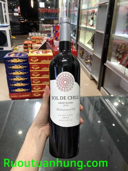 Rượu vang Sol De Chile - Cabernet Sauvignon - dung tích 750ml