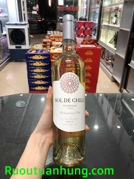 Rượu vang Sol De Chile  - Sauvignon Blanc - dung tích 750ml