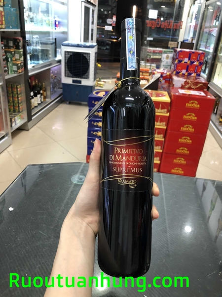 Rượu vang Primitivo Di Manduria Supremus - dung tích 750ml