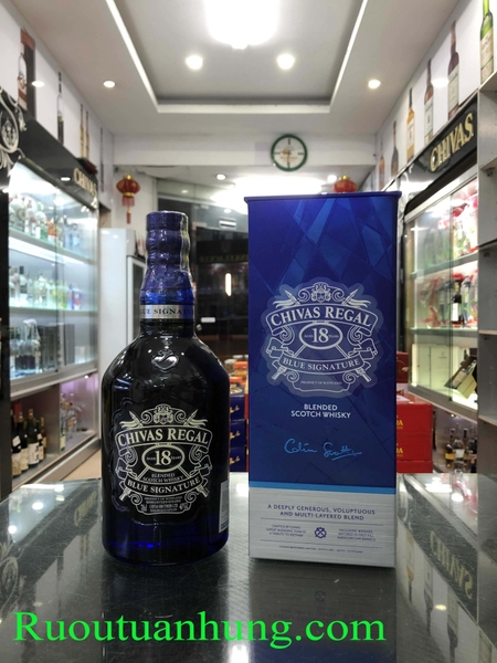 Chivas 18 Blue Signature - dung tích 700ml