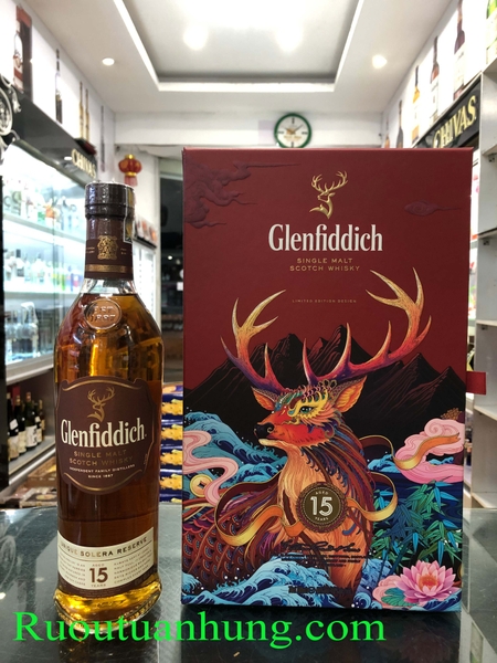 Glenfiddich 15 phiên bản hộp quà F20 - dung tích 700ml