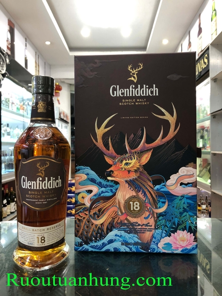 Glenfiddich 18 phiên bản hộp quà F20 - dung tích 700ml