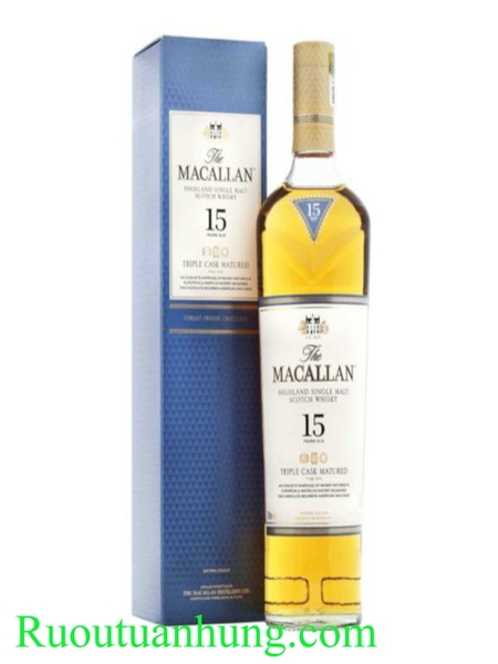 Macallan 15 Triple Cask Matured  - dung tích 700ml