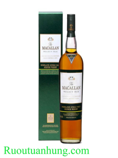 Macallan 1824 Select Oak - dung tích 1 lít