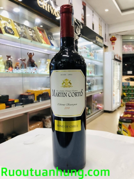 Rượu Vang Martin Cortes - Cabernet Sauvignon - dung tích 750ml