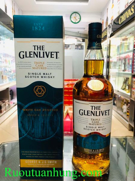 Glenlivet Triple Cask Matured - White Oak Reserve - dung tích 1lít