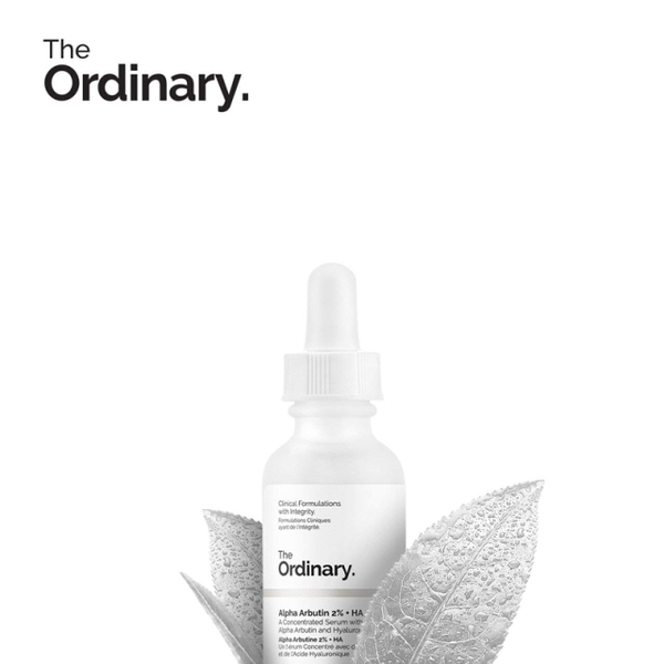 Tinh chất dưỡng trắng da The Ordinary Alpha Arbutin 2% HA Concentrated Serum 30ml