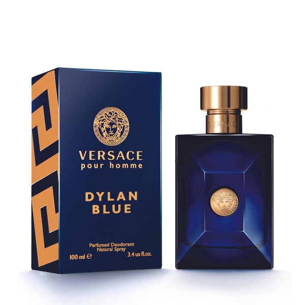 Nước hoa nam Versace Pour Homme Dylan Blue for man Eau de Toilette Spray 100ml - Hàng chính hãng
