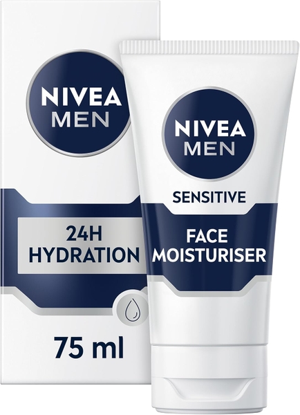 Kem dưỡng ẩm da nam nhạy cảm NIVEA MEN Sensitive Face Moisturiser Vitamin E B5 75ml