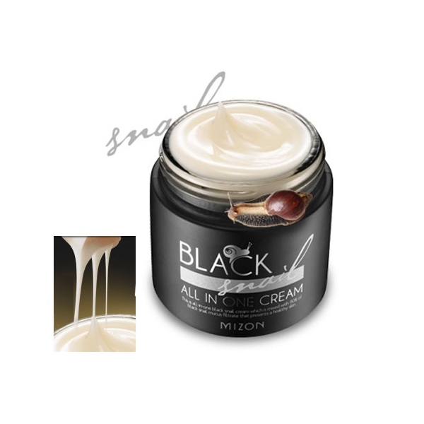 Kem dưỡng tái tạo da dịch ốc sên đen Mizon BLACK SNAIL All In One