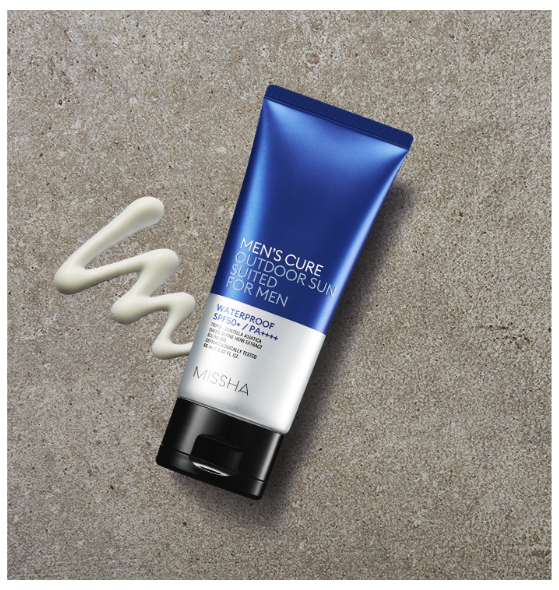 Kem chống nắng cho nam Missha Men's Cure Outdoor Sun Suited For Men WaterProof- 60ml (SPF50 PA )