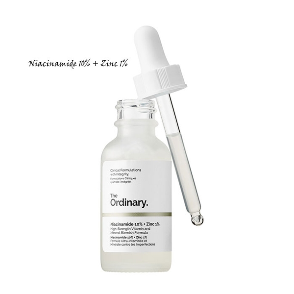 Serum cải thiện da, giảm thâm, cân bằng nhờn The Ordinary Niacinamide 10% Zinc 1%