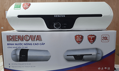 Bình nóng lạnh vuông Renova 20L ngang RN20T | Công ty cổ phần thương mại  điện tử điện lạnh Sam Tech