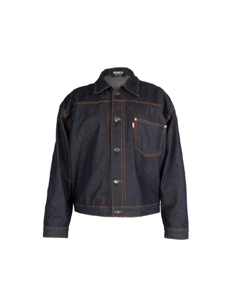 RICHNESS DIAMOND INDIGO RAW DENIM JACKET